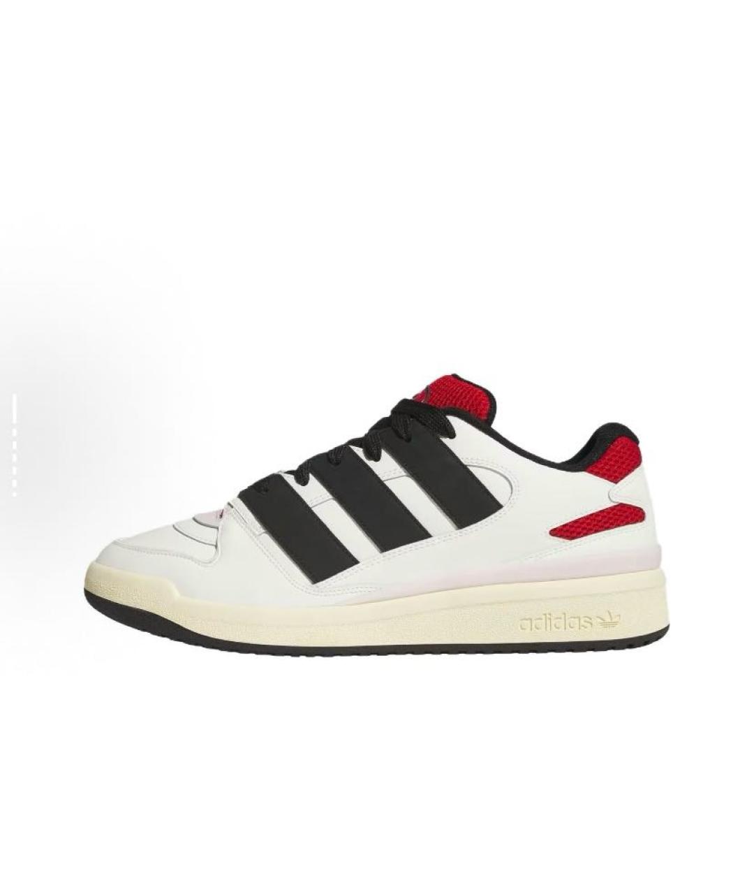 ADIDAS Белые кожаные кроссовки, фото 3