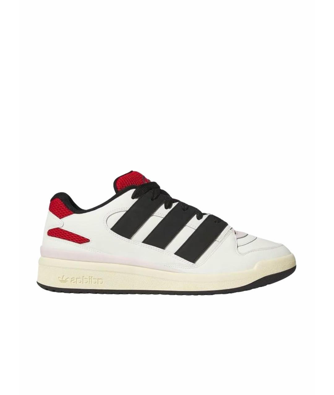 ADIDAS Белые кожаные кроссовки, фото 1