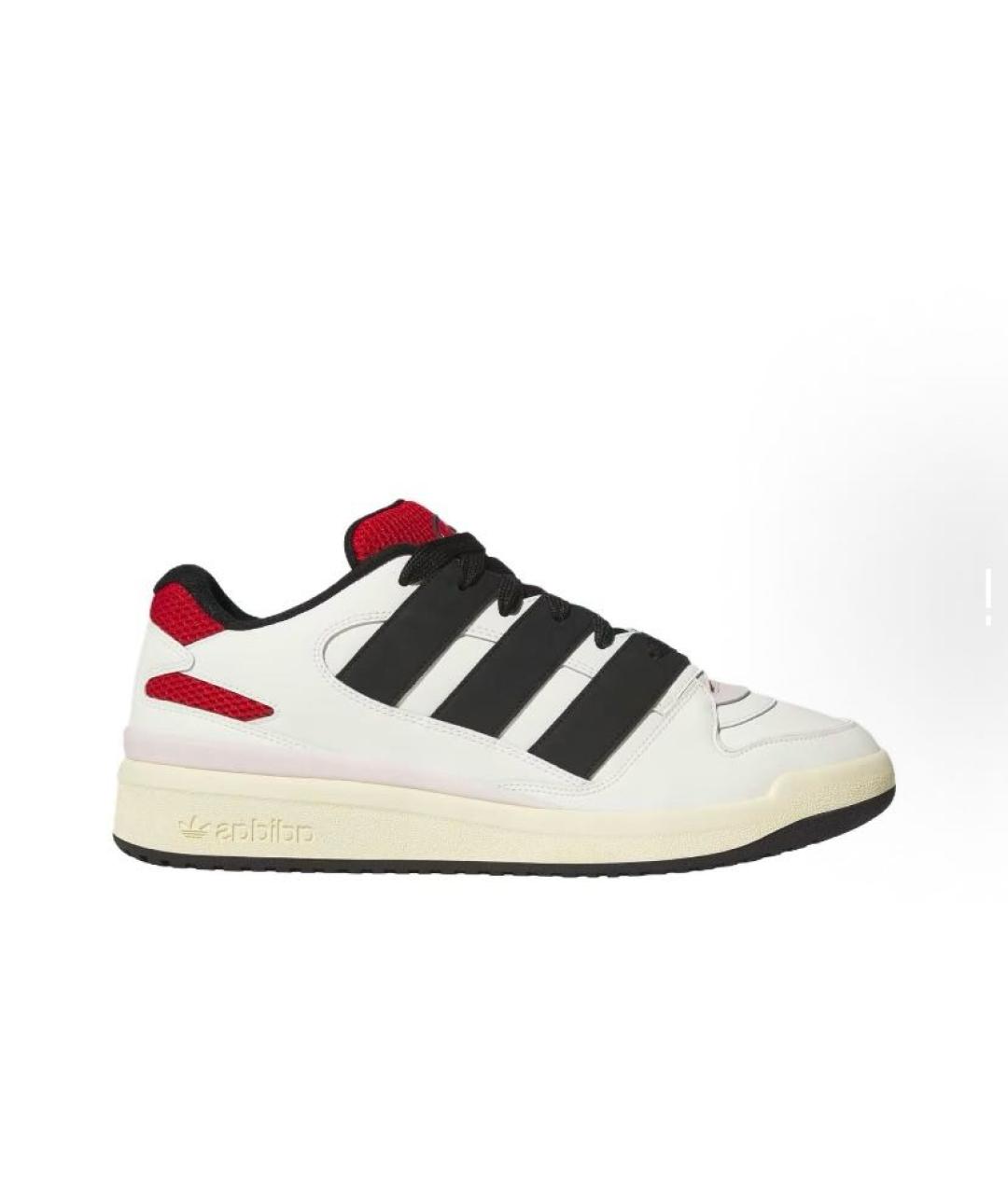 ADIDAS Белые кожаные кроссовки, фото 6