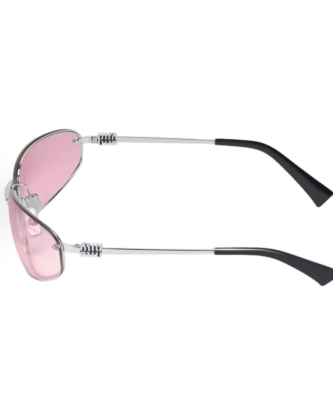 MIU MIU Розовые солнцезащитные очки, фото 2