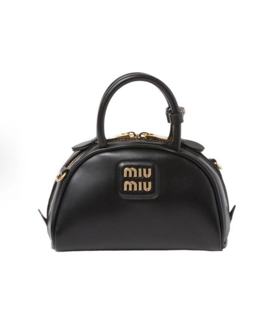 MIU MIU Черная сумка с короткими ручками, фото 1
