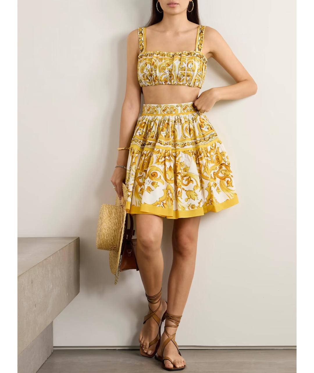 DOLCE&GABBANA Мульти юбка мини, фото 3