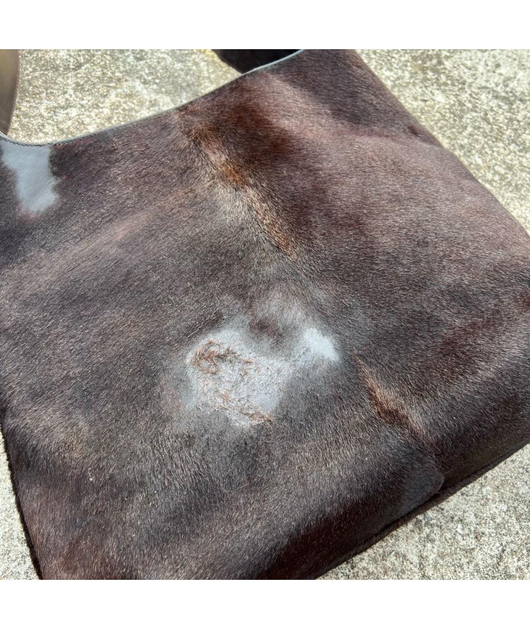 GUCCI Коричневая сумка тоут из экзотической кожи, фото 4