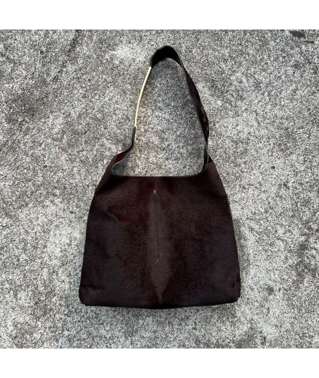 GUCCI Коричневая сумка тоут из экзотической кожи, фото 9