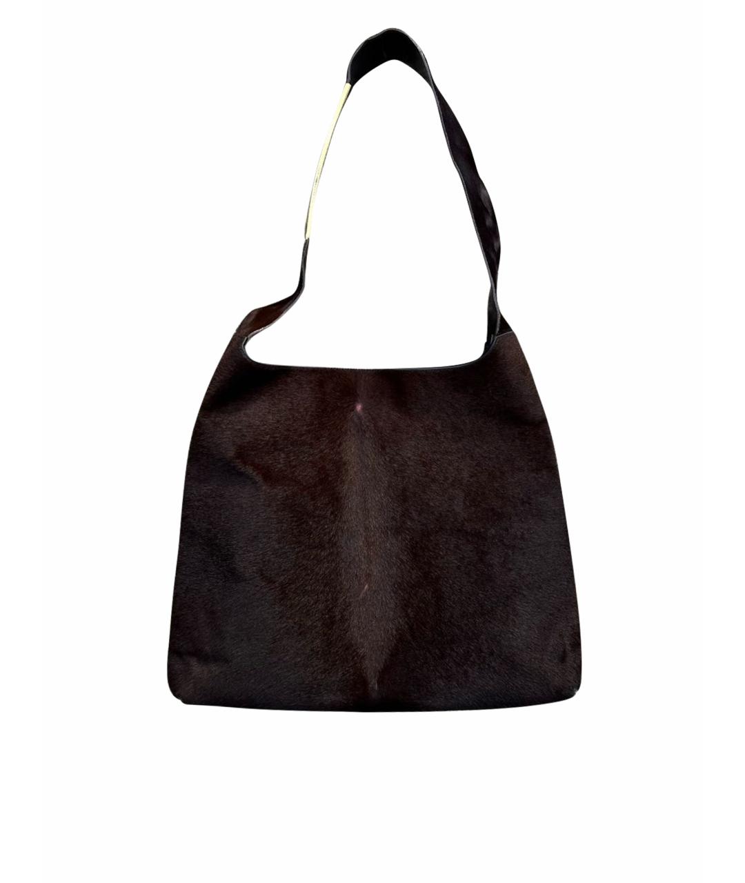 GUCCI Коричневая сумка тоут из экзотической кожи, фото 1