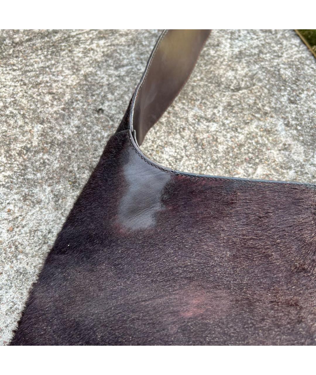 GUCCI Коричневая сумка тоут из экзотической кожи, фото 3