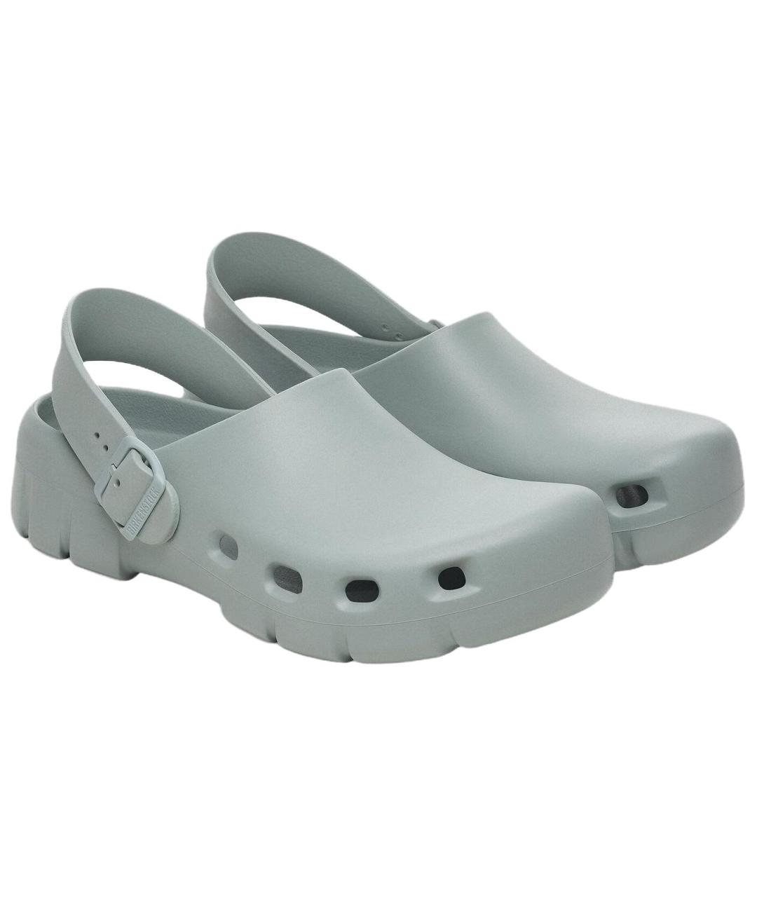 BIRKENSTOCK Серые сабо, фото 3