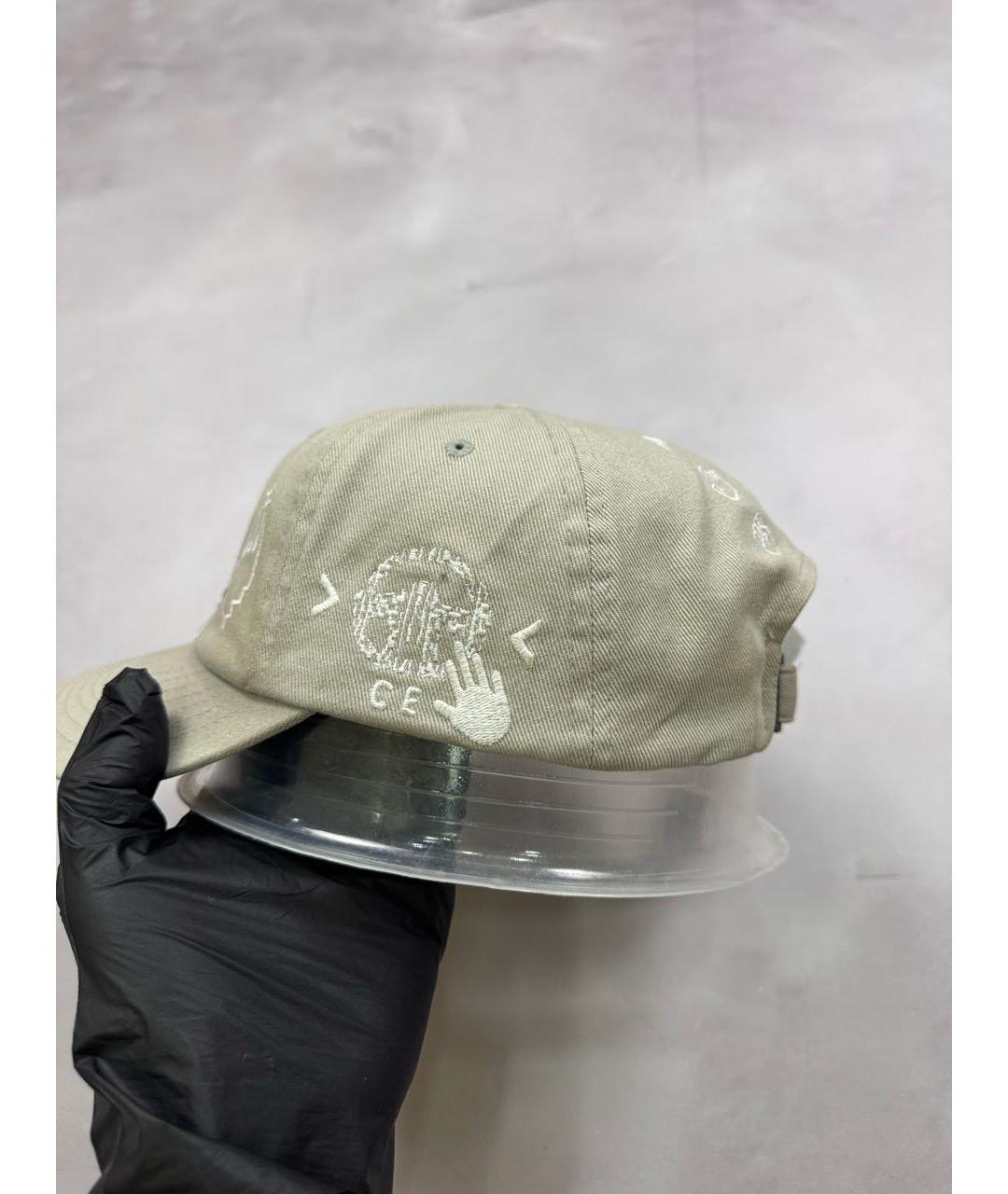 CAV EMPT Бежевая хлопковая кепка/бейсболка, фото 4