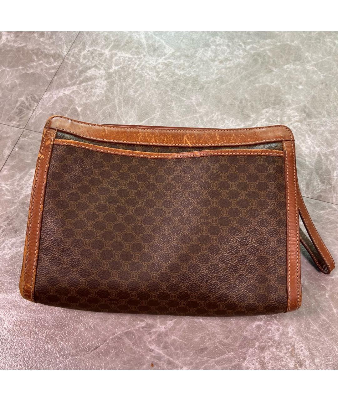 CELINE Коричневая кожаная папка для документов, фото 2
