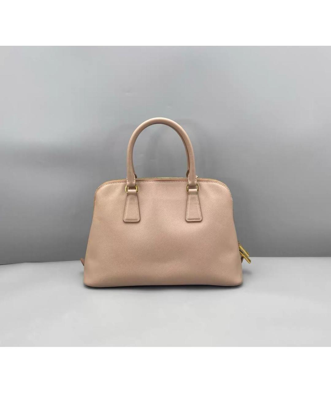 PRADA Коралловая кожаная сумка через плечо, фото 3
