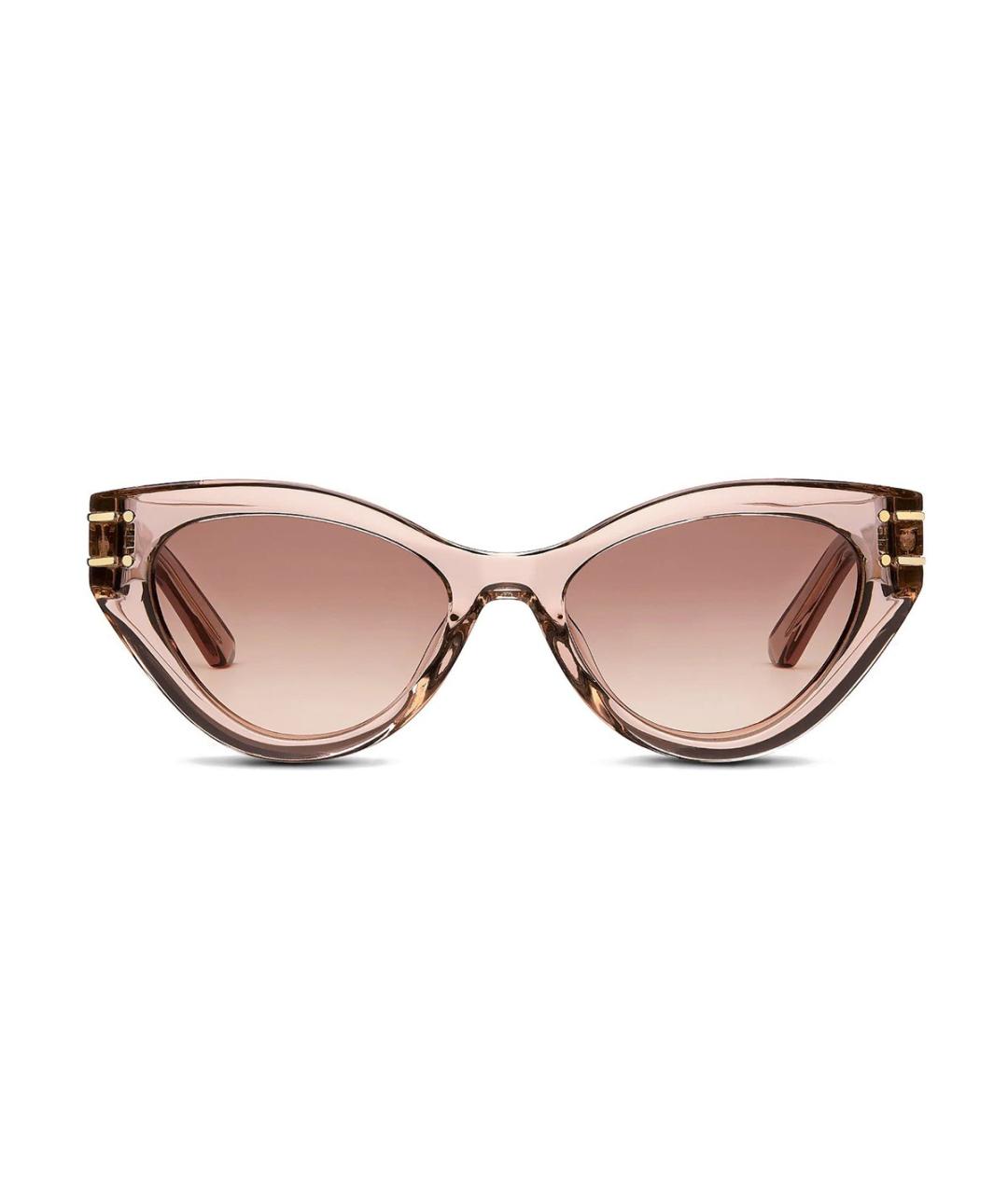 CHRISTIAN DIOR Розовые пластиковые солнцезащитные очки, фото 1