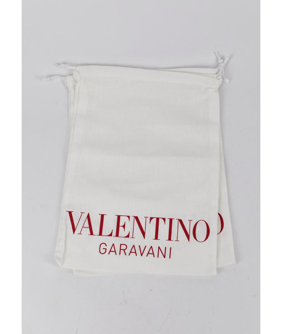 VALENTINO Черные кожаные лоферы, фото 8