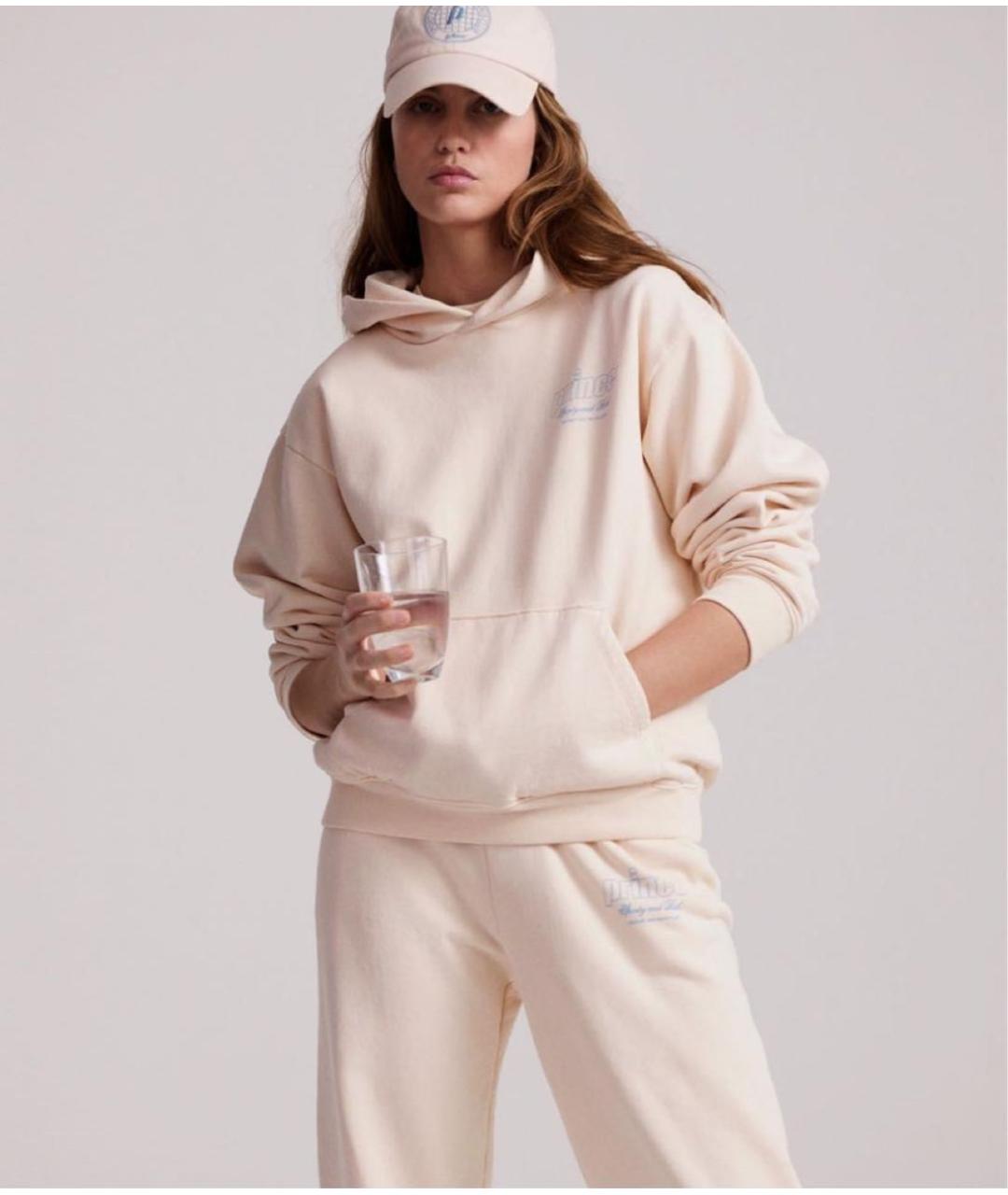 SPORTY AND RICH Бежевый хлопковый спортивные костюмы, фото 6