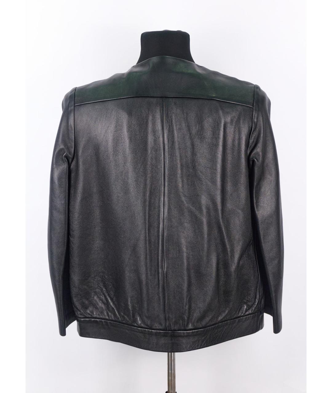 GOLDEN GOOSE DELUXE BRAND Черная кожаная куртка, фото 4
