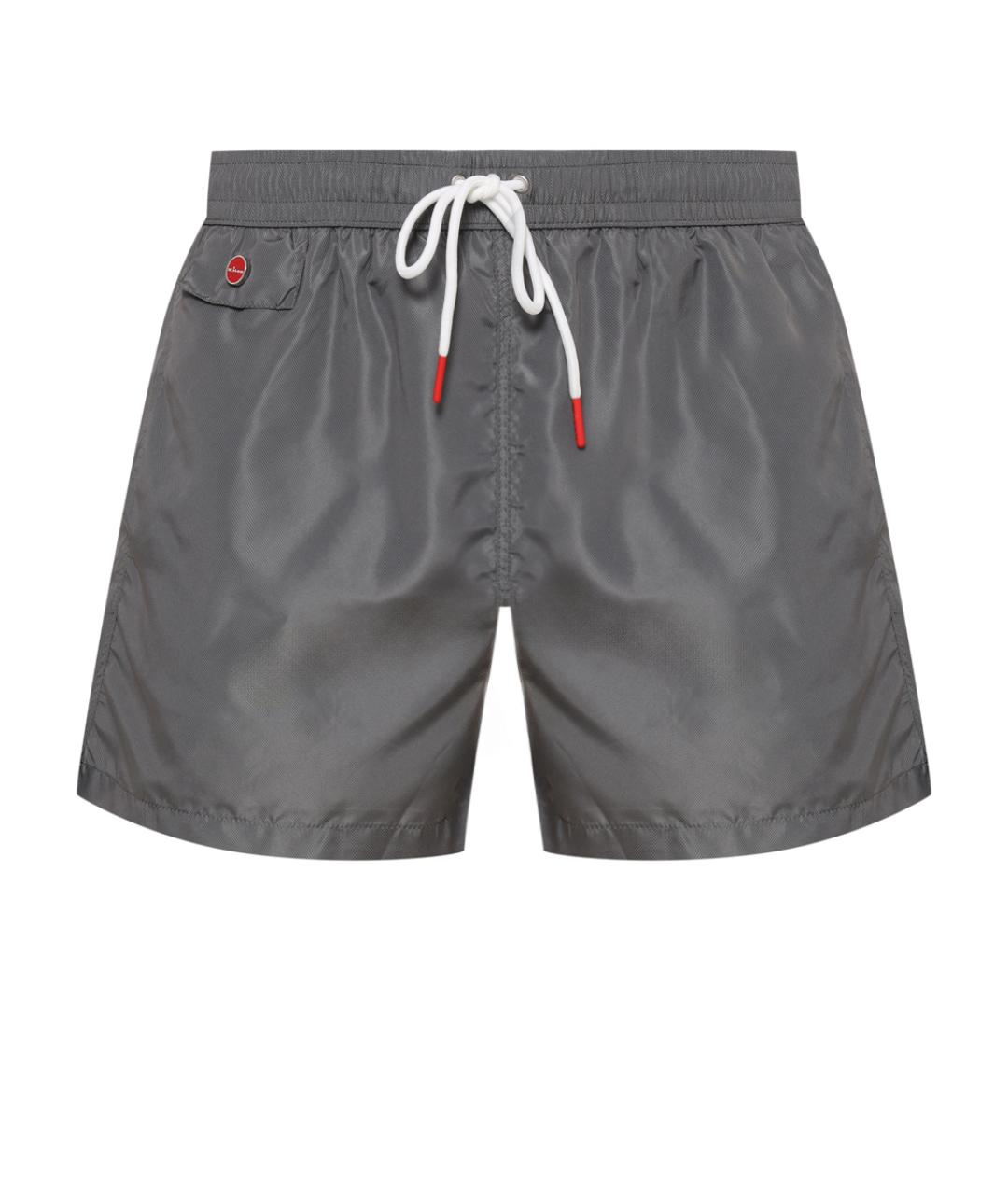 KITON Серые шорты, фото 1