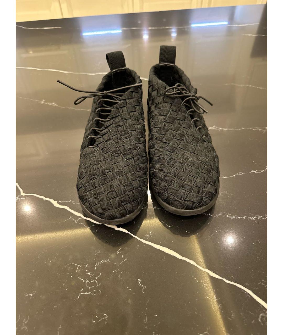BOTTEGA VENETA Черные текстильные мокасины, фото 2