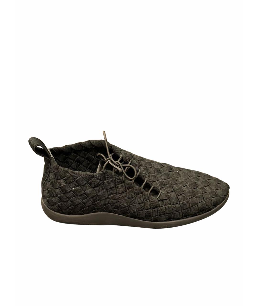 BOTTEGA VENETA Черные текстильные мокасины, фото 8