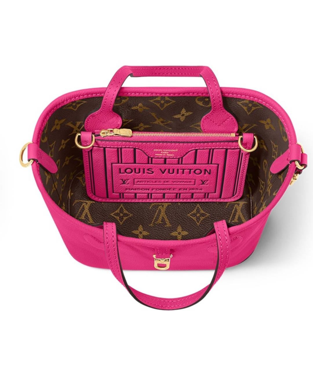 LOUIS VUITTON Розовая сумка тоут, фото 5