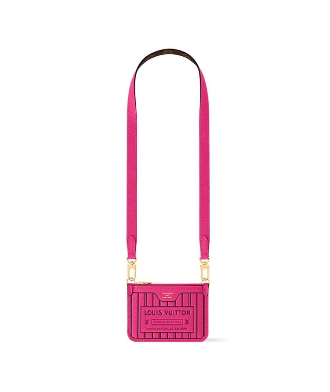 LOUIS VUITTON Розовая сумка тоут, фото 4