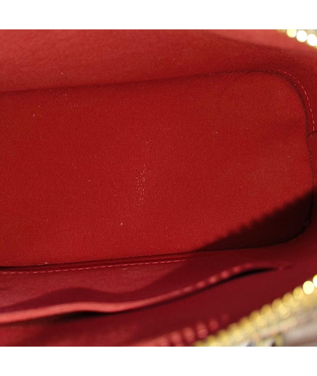 LOUIS VUITTON Коричневая кожаная сумка с короткими ручками, фото 6