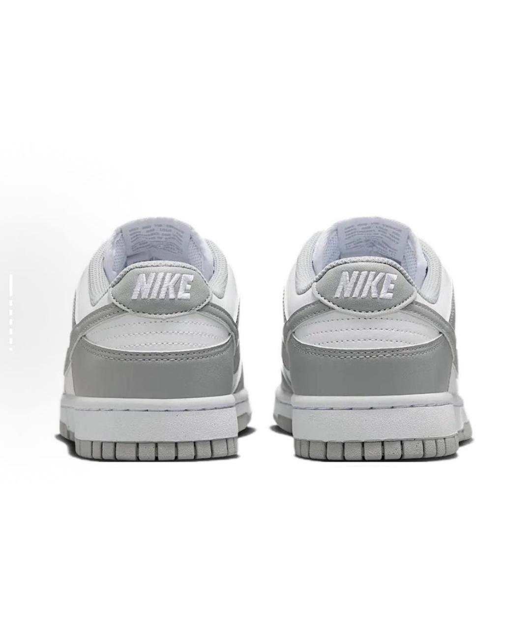 NIKE Серые кожаные кроссовки, фото 4