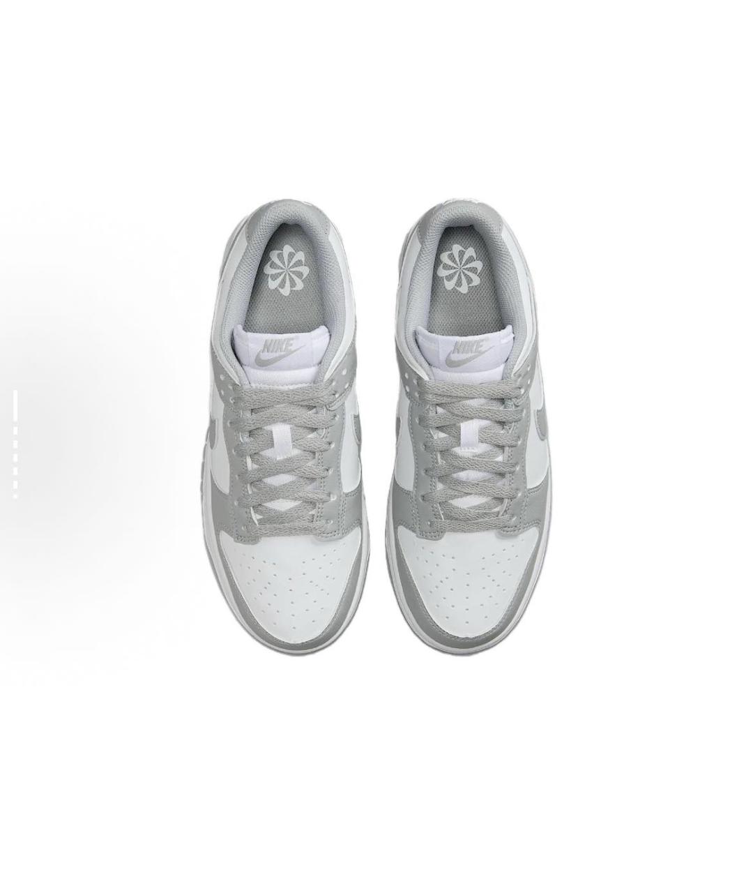 NIKE Серые кожаные кроссовки, фото 3