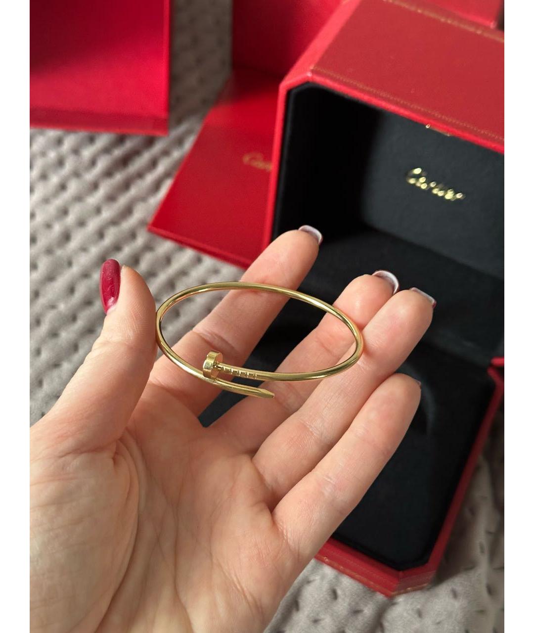 CARTIER Золотой браслет из желтого золота, фото 2