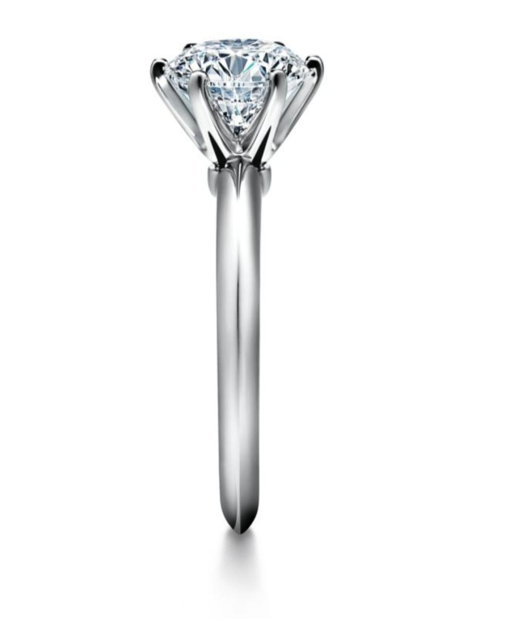 TIFFANY&CO Белое платиновое кольцо, фото 9