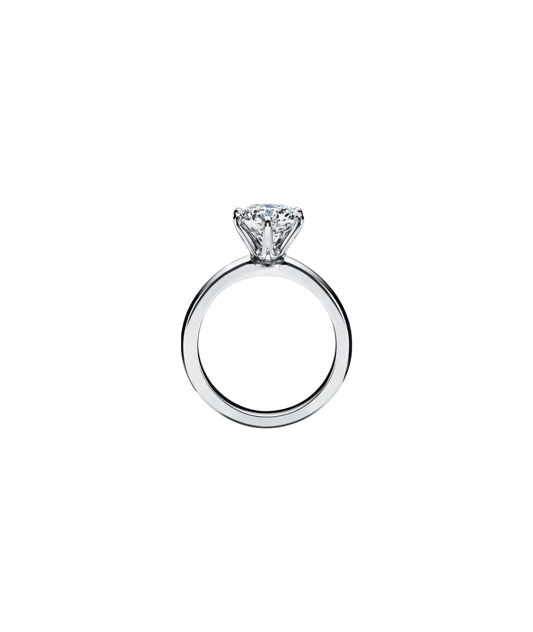 TIFFANY&CO Белое платиновое кольцо, фото 1