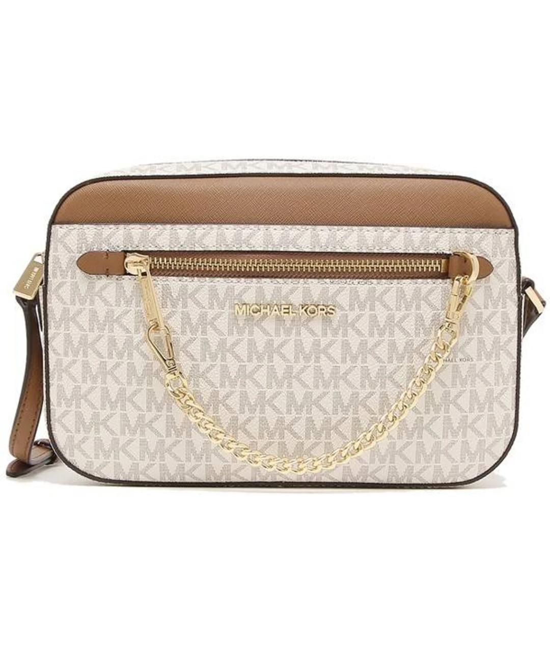 MICHAEL KORS Бежевая сумка через плечо, фото 1