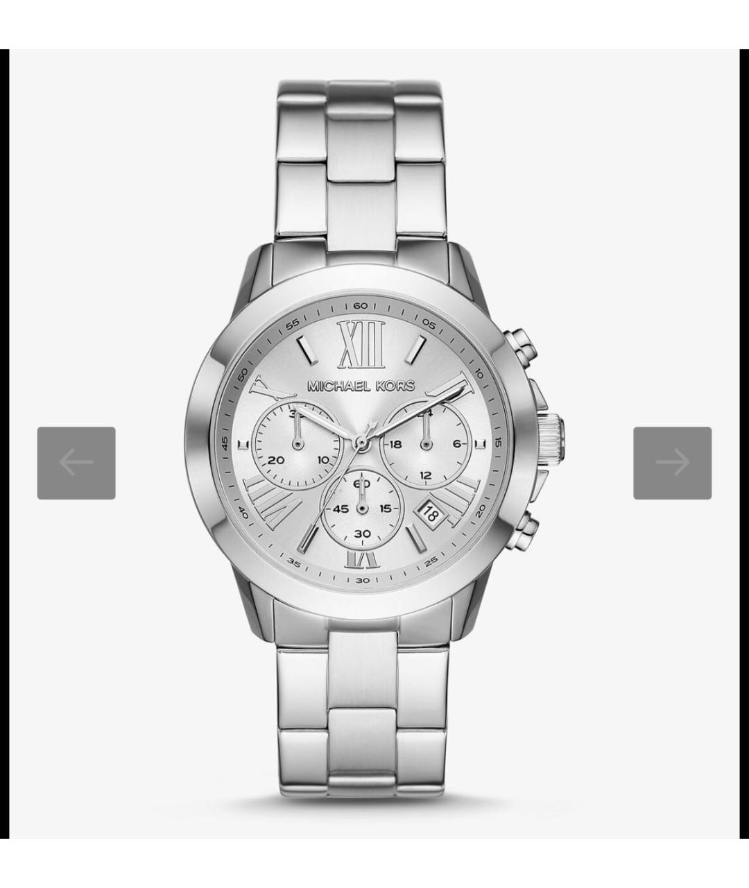 MICHAEL KORS Серебряные стальные часы, фото 7