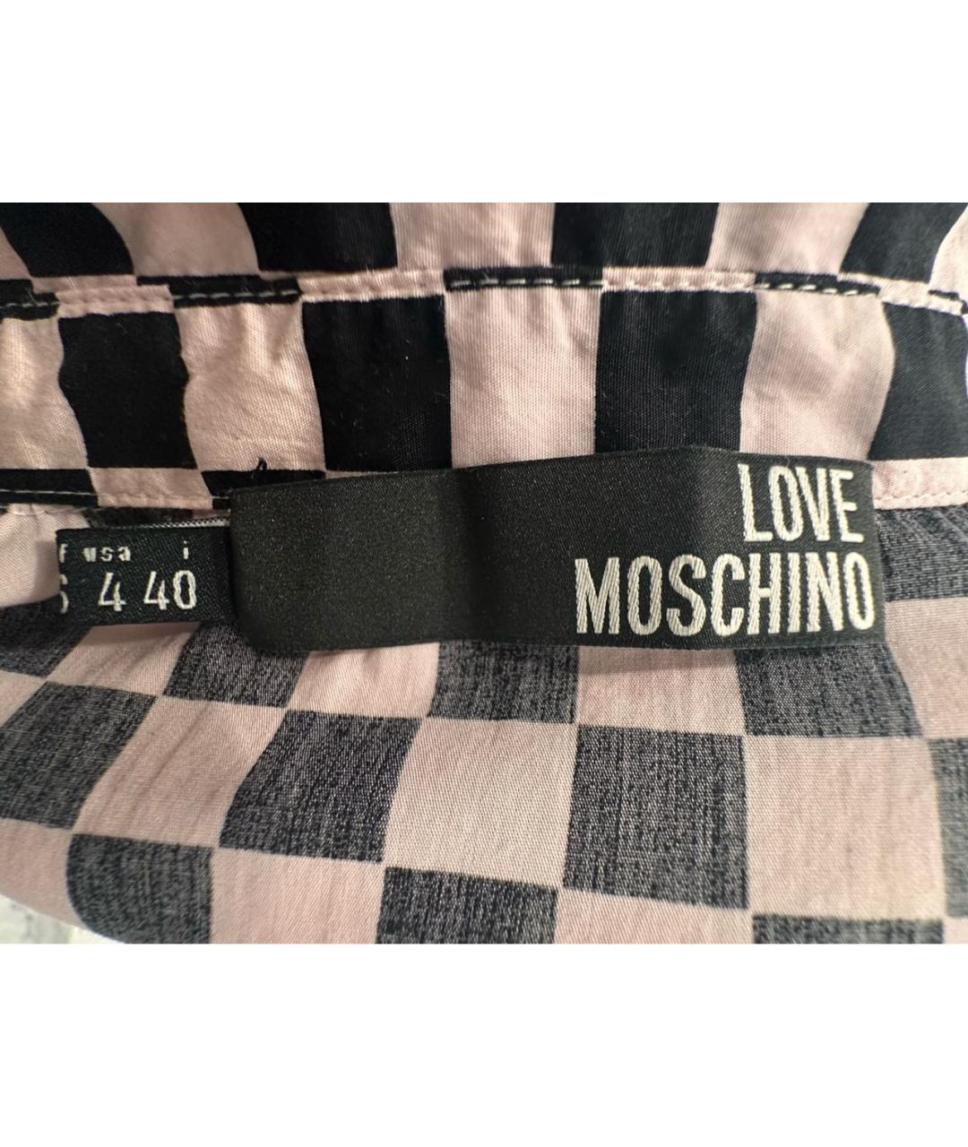 LOVE MOSCHINO Хлопковая рубашка, фото 4