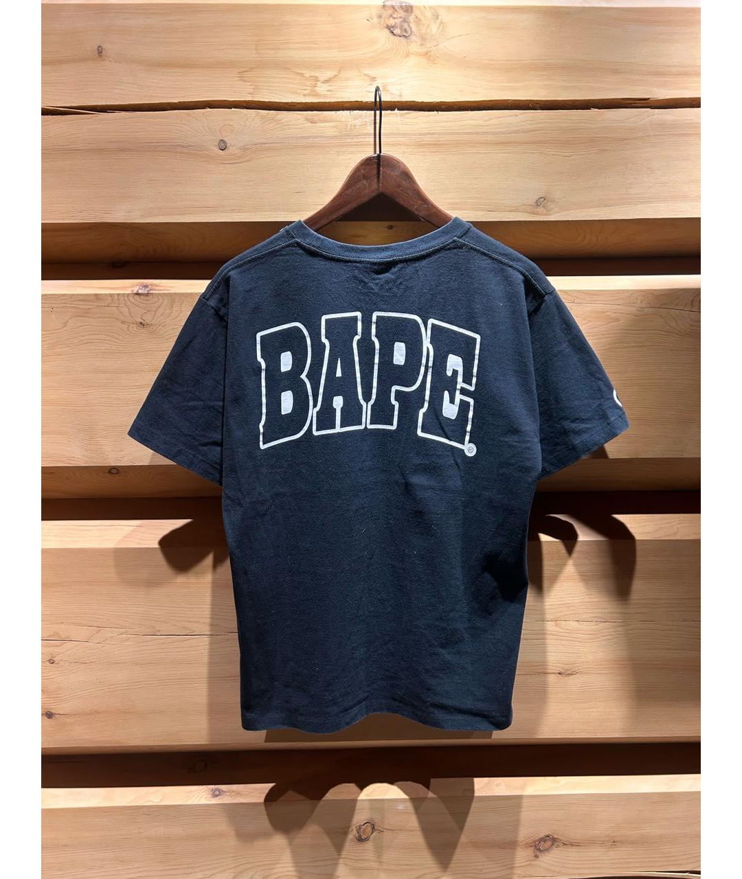 BAPE Черная хлопковая футболка, фото 2