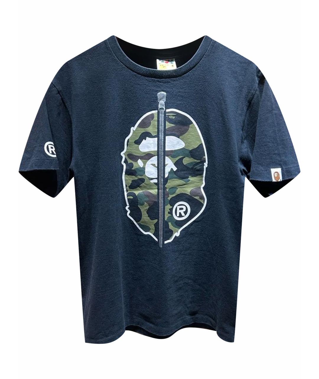 BAPE Черная хлопковая футболка, фото 1