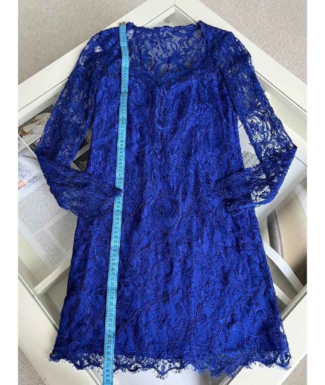 EMILIO PUCCI Синее вискозное платье, фото 6