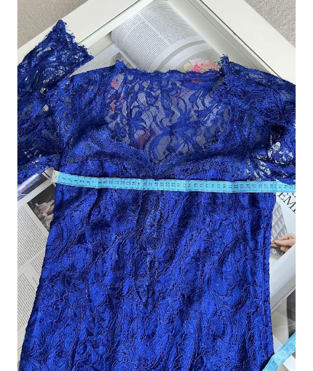 EMILIO PUCCI Синее вискозное платье, фото 5