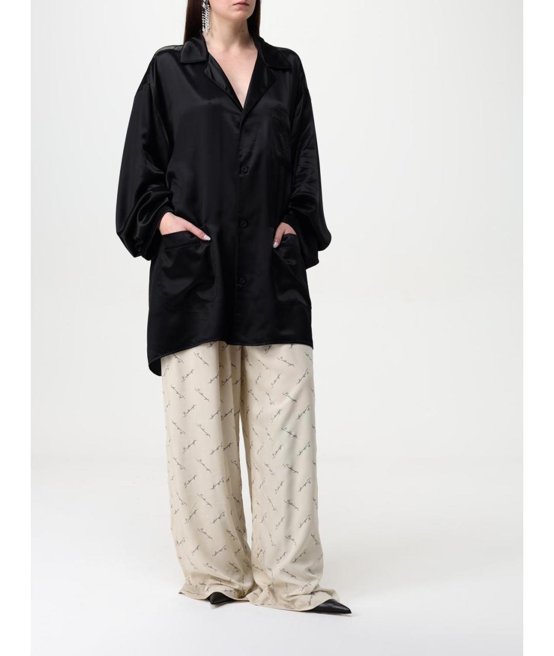 BALENCIAGA Бежевые прямые брюки, фото 3