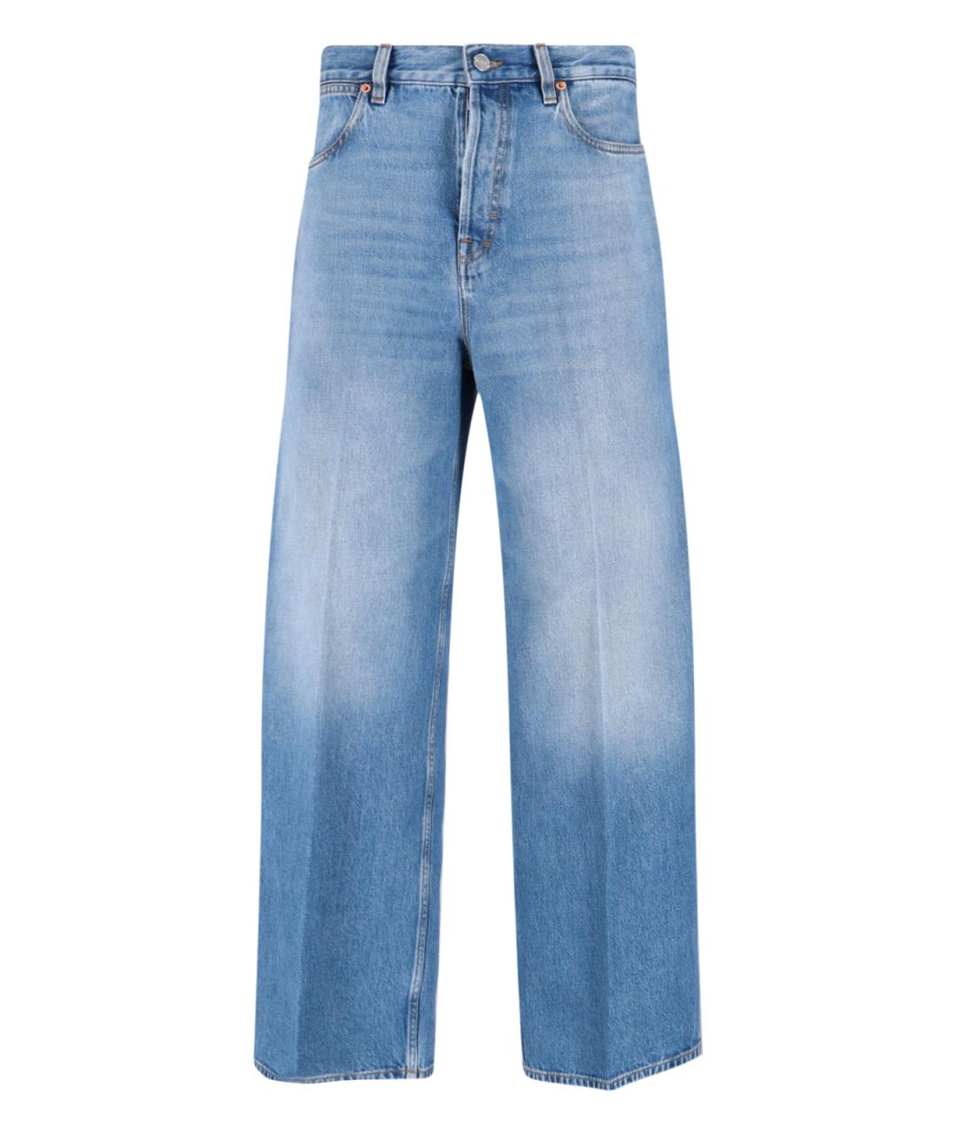 GUCCI Синие прямые джинсы, фото 1