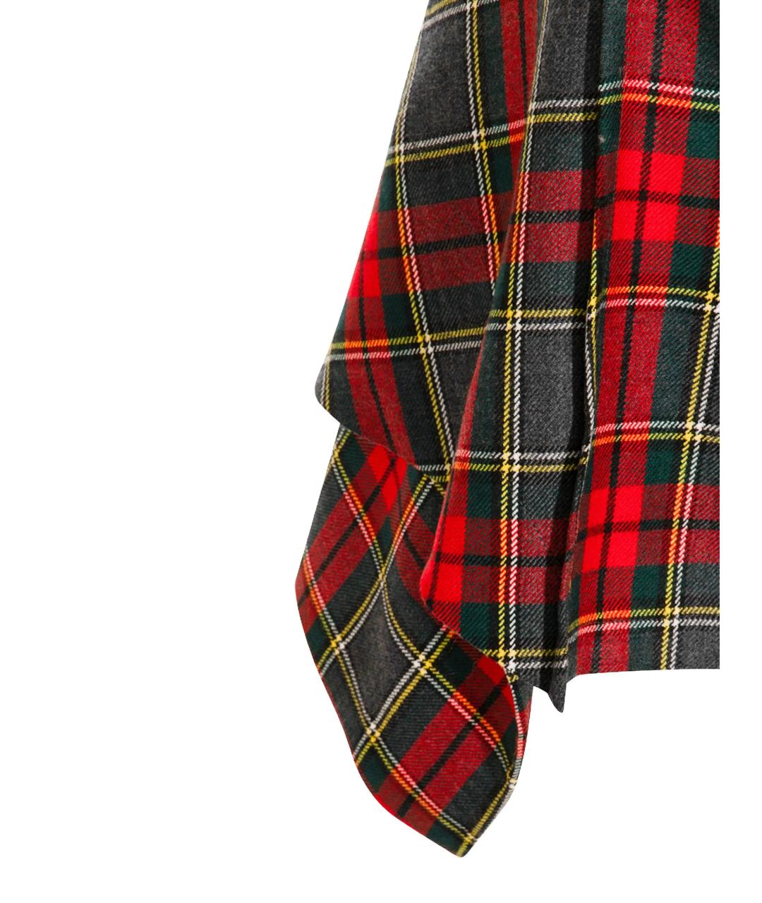 VIVIENNE WESTWOOD Мульти шерстяная юбка мини, фото 3