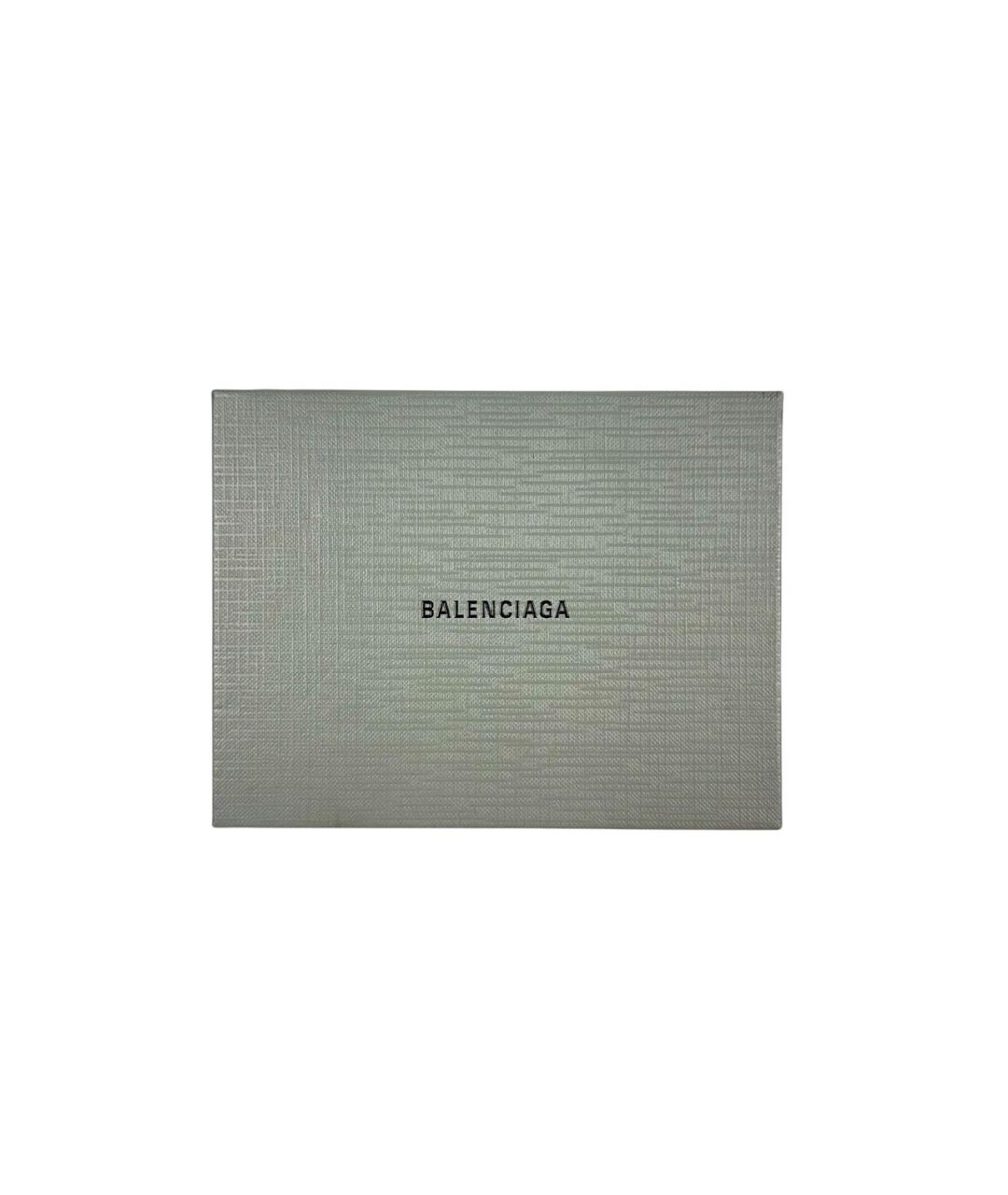 BALENCIAGA Черный кожаный кардхолдер, фото 6