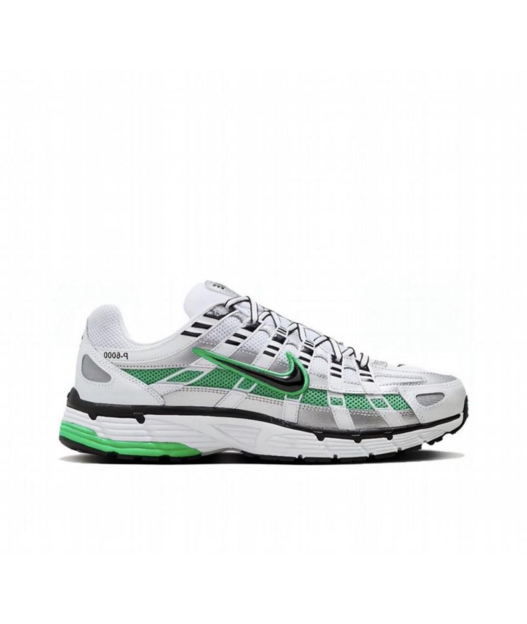 NIKE Зеленые текстильные низкие кроссовки / кеды, фото 9
