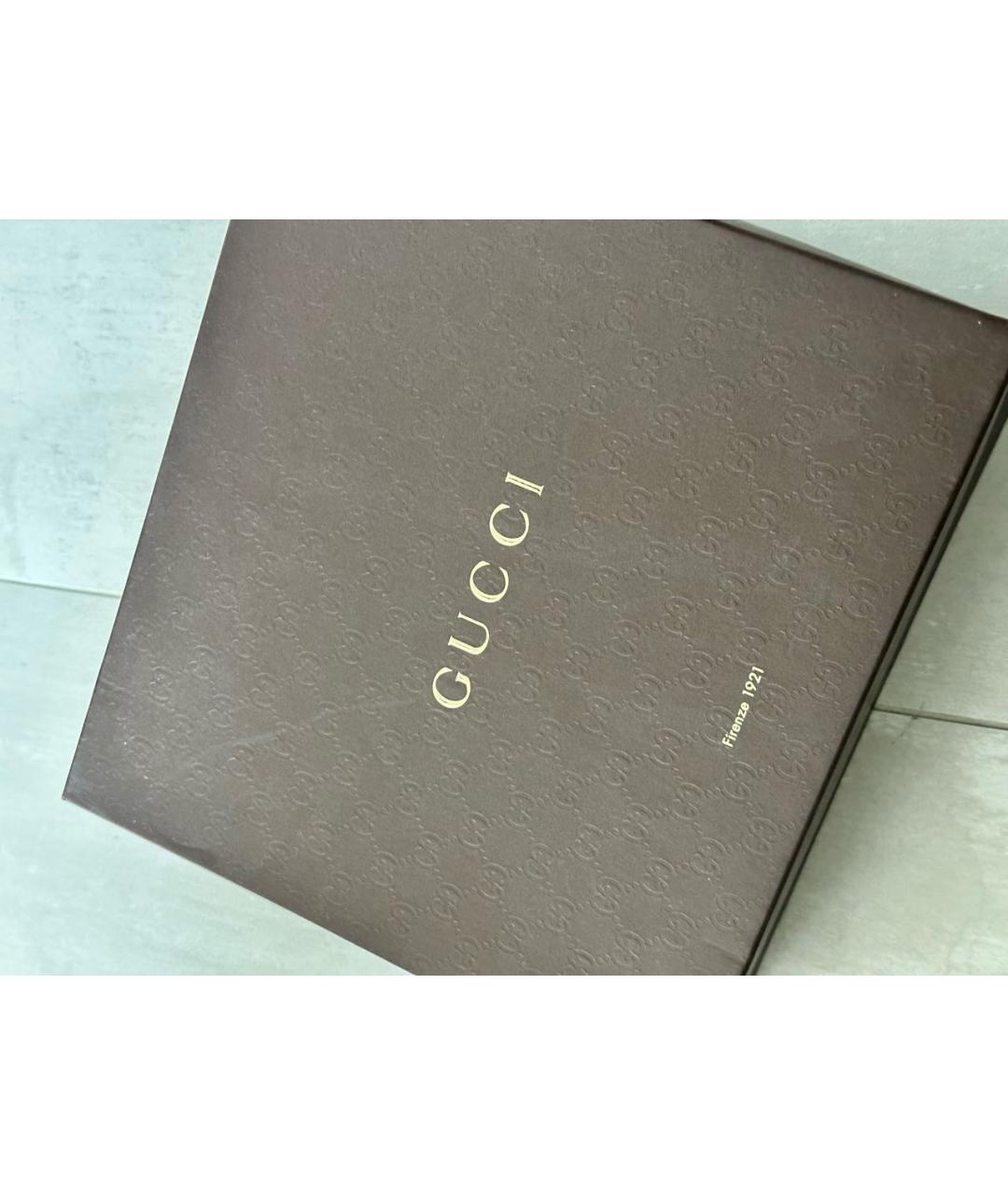 GUCCI Черные кожаные ботинки, фото 5