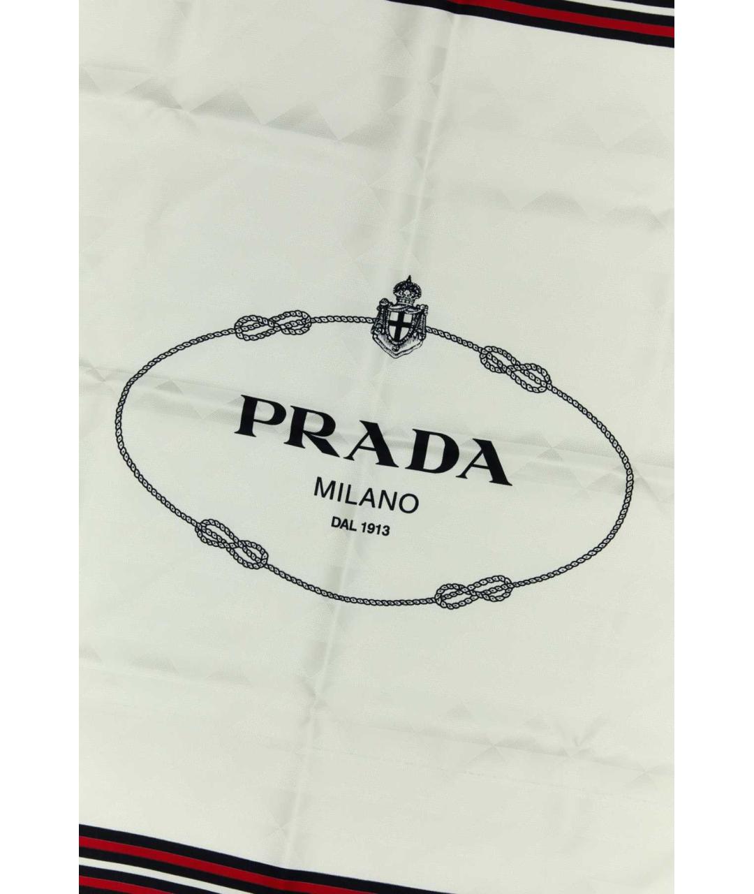 PRADA Мульти шелковый шарф, фото 3