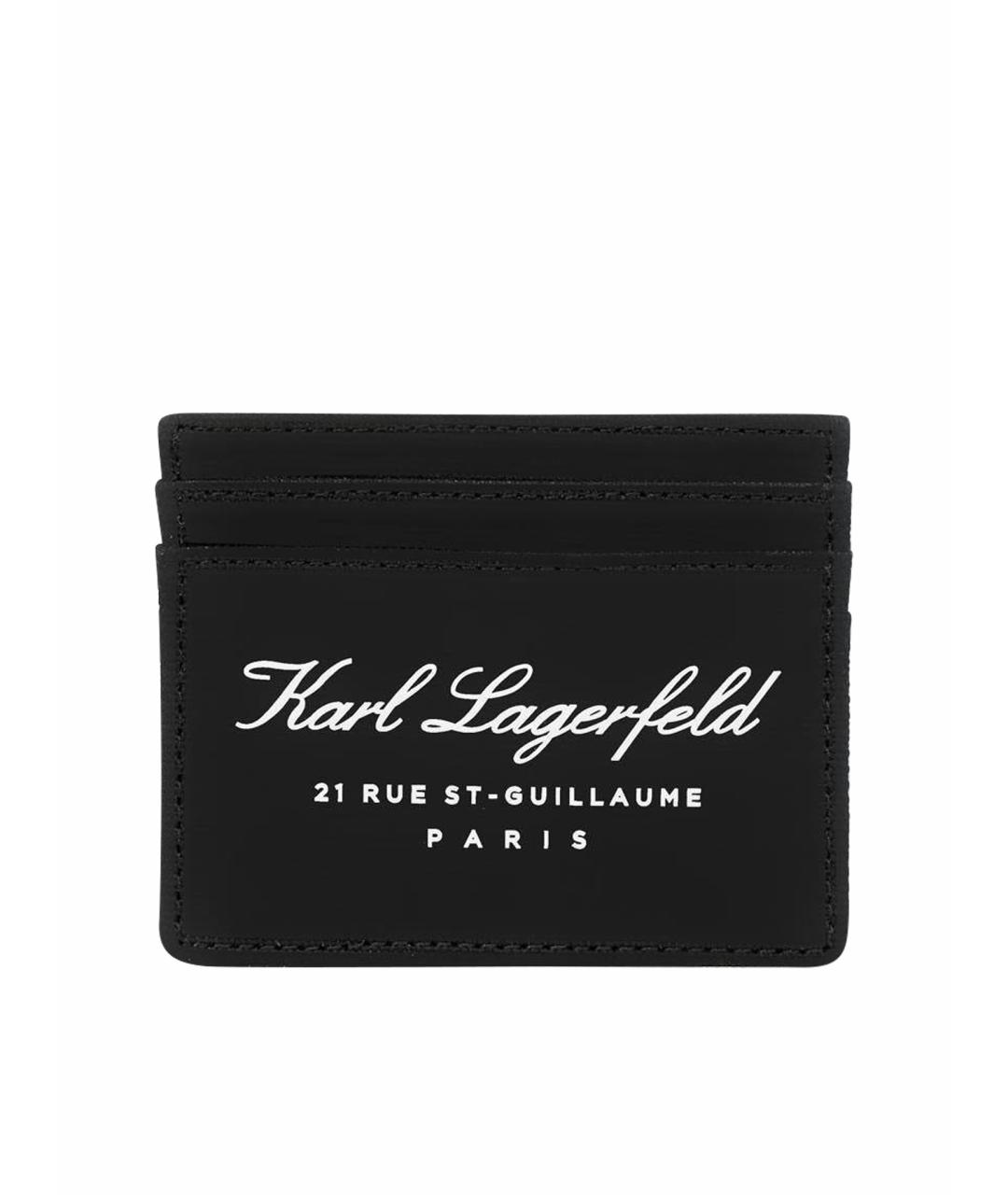 KARL LAGERFELD Черный кардхолдер, фото 1