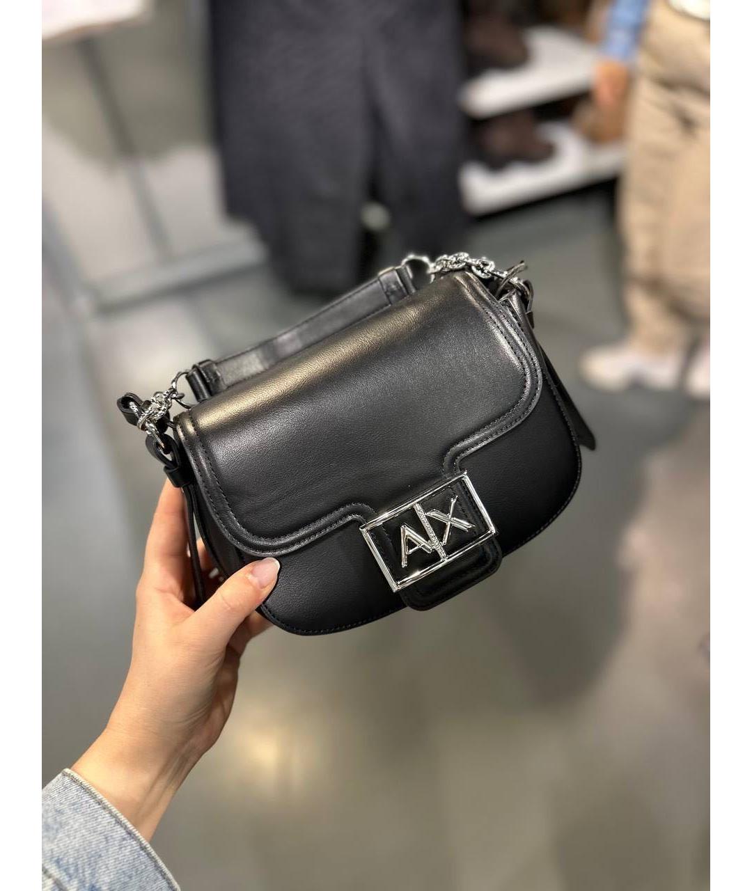 ARMANI EXCHANGE Черная сумка через плечо, фото 2