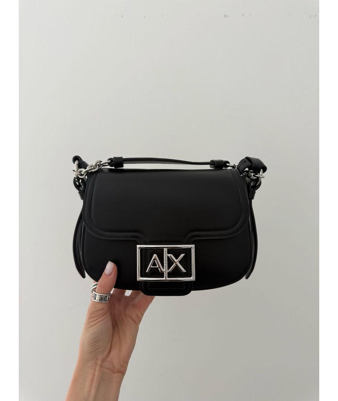 ARMANI EXCHANGE Черная сумка через плечо, фото 4