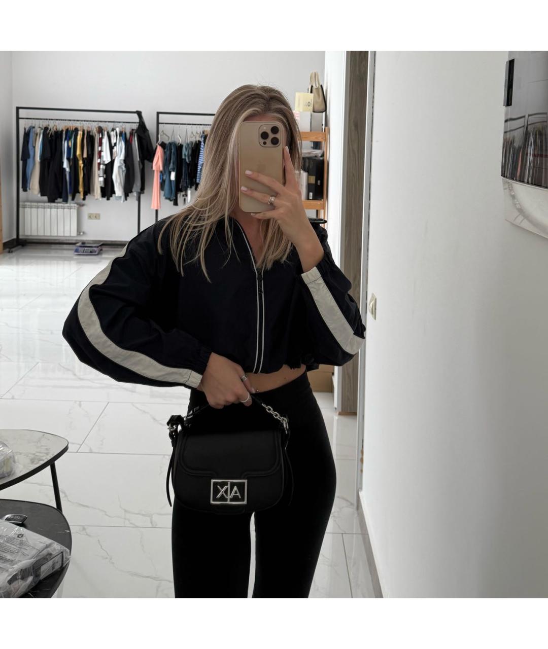 ARMANI EXCHANGE Черная сумка через плечо, фото 3
