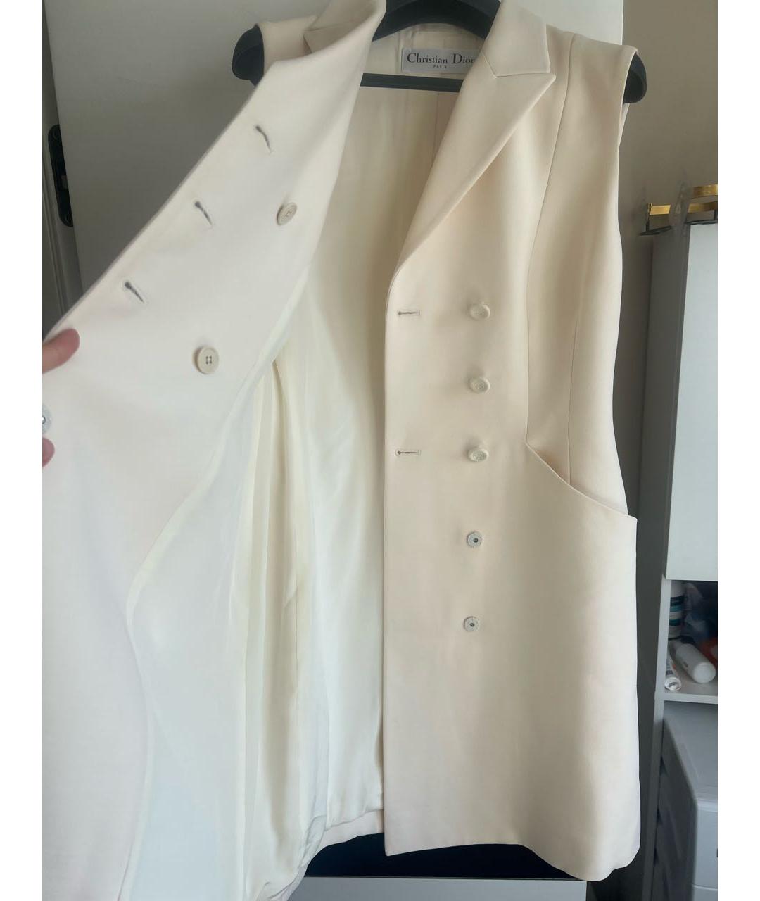 CHRISTIAN DIOR Шерстяное коктейльное платье, фото 2