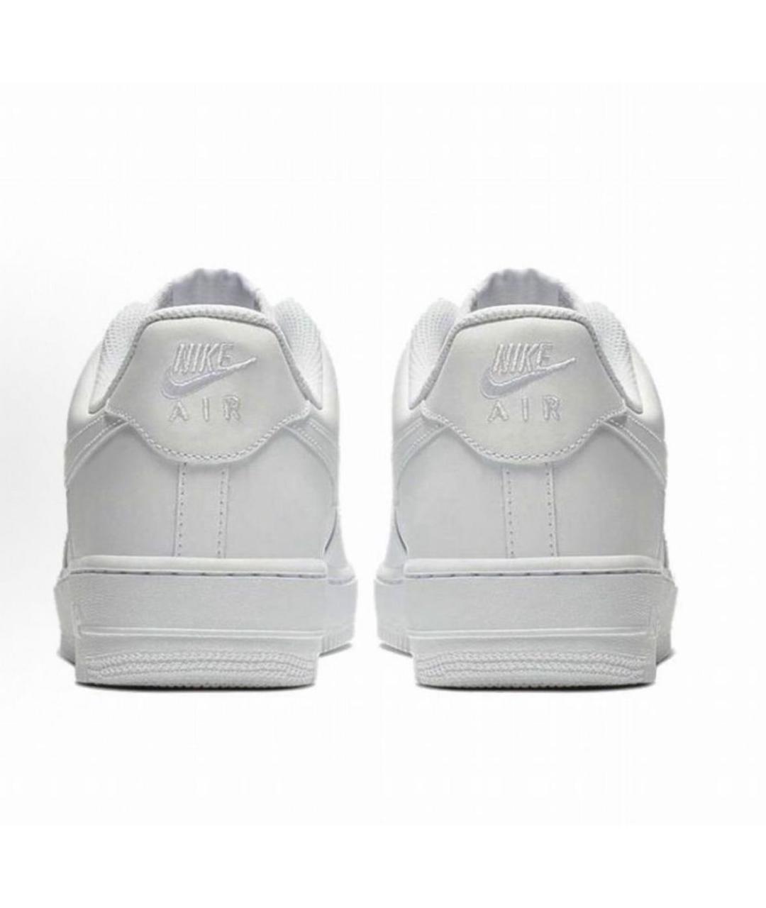NIKE Белые кожаные низкие кроссовки / кеды, фото 4