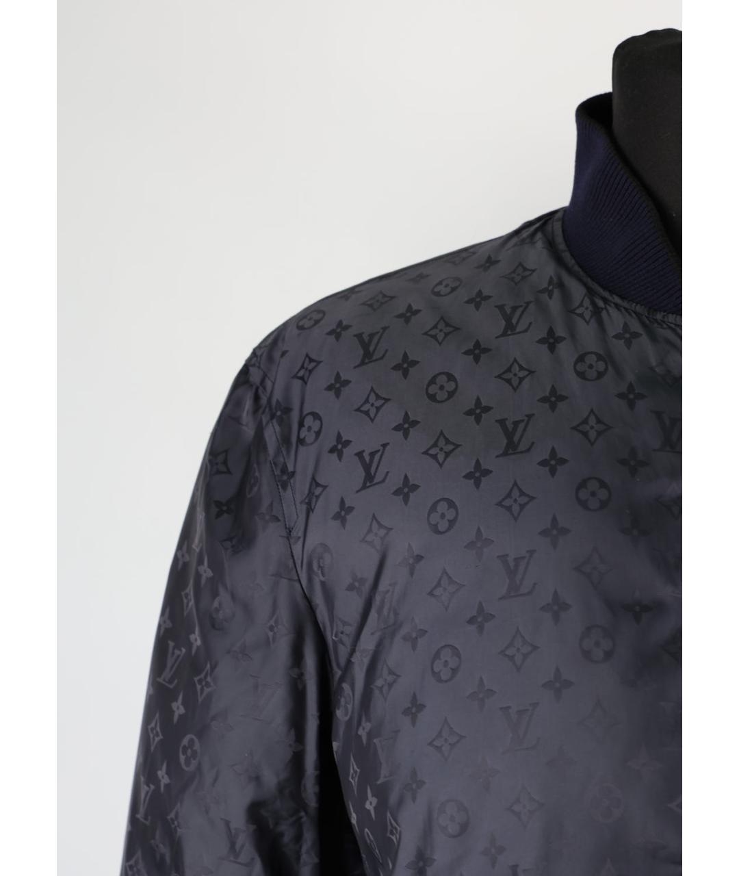 LOUIS VUITTON Черная полиэстеровая куртка, фото 2